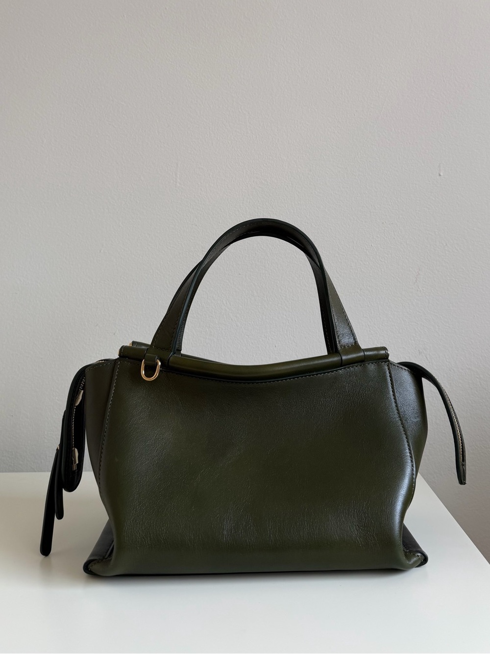 Ida bag in olive dark green - Picture 3 of 8